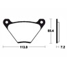 BENDIX MA13 organic brake pads