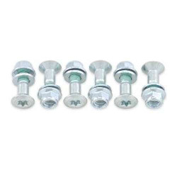 Kit vis et écrous de couronne KTM/Husaberg/Husqvarna (x6) M8 x 26mm Argent