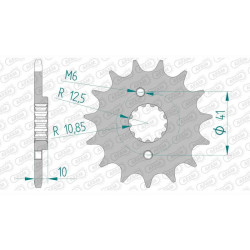 AFAM 14 teeth not 520 type 20509 Honda NX 500