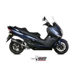 Silencieux Mivv MOVER Inox noir (MV.SU.0001.LV) Suzuki Burgman 2