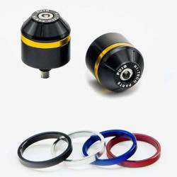 Short handlebar ends with Puig rings (8189N) YZF-R6 R7 R1