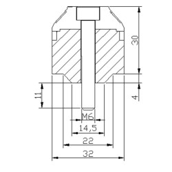 Embouts de guidon courts avec anneaux Puig (8189N) YZF-R6 R7 R1 2