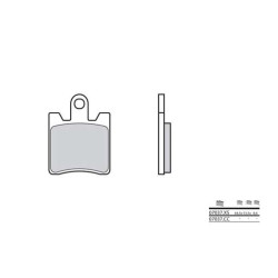 Plaquettes de frein sinter avant BREMBO 07037XS
