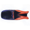 Housse de selle Bagster (2020L) Noir/Bleu Canard/Orange/Lettres Orange Suzuki GSX750F 96-97