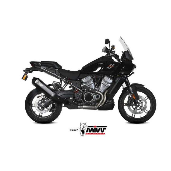 Mivv SPEED EDGE muffler Inox black (HD.003.LRB) Harley-Davidson Pan America