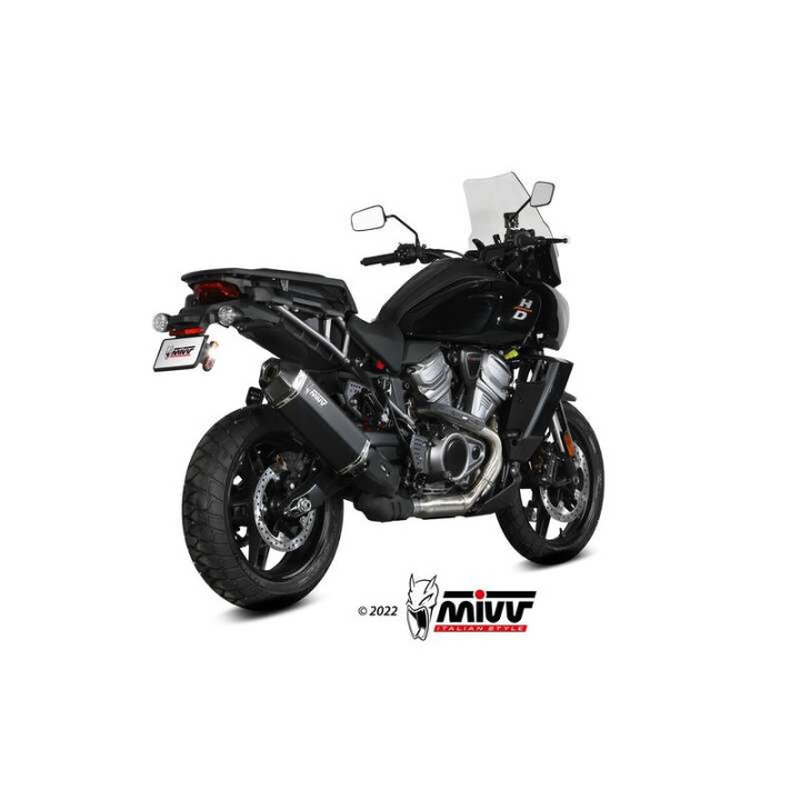Mivv SPEED EDGE muffler Inox black (HD.003.LRB) Harley-Davidson Pan America