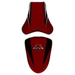 Housse de selle Bagster (2160F) Bordeaux Clair/Noir/Acier/Lettres Blanches/R Fluo Suzuki GSX1000R 06
