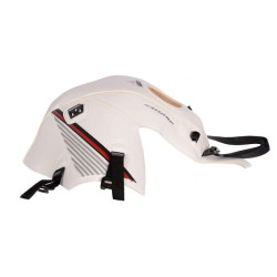 Tapis de réservoir Bagster blanc/rouge/noir/gris (1707C) Honda CB125F