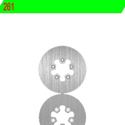 Straight rear brake disc NG 261 MONTESA COTA 315 R 97-99