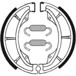 Mâchoires de frein moto organique Tecnium BA014