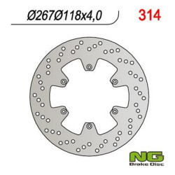 Disque de frein moto NG fixe 267mm (réf. 314)