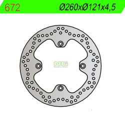 Disque de frein avant NG 672 Suzuki 650 BURGMAN 02-03