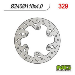 Motorcycle brake disc fixed 240mm (ref. 329)