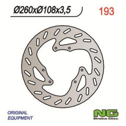 Motorcycle brake disc fixed 260mm (ref. 193)