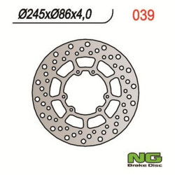 Disque de frein moto NG fixe 245mm (réf. 39)