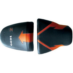 Housse de selle Bagster (2142B) Orange/Noir/Lettres Blanches Kawasaki Z1000 03-04