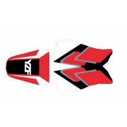 Housse de selle Bagster (2104G) Rouge/Noir/Blanc/Acier/Lettres Blanches Yamaha YZF-R6 01