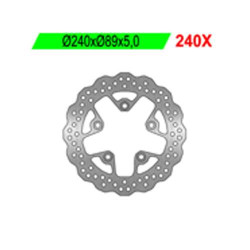 Disque de frein moto NG pétales Suzuki GSF650 05-06/GSX600F 98-07/GSF600 95-04