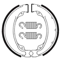 Mâchoires de frein moto organique Tecnium BA055