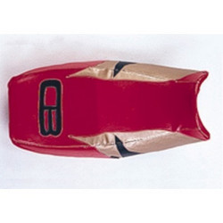 Saddle cover Bagster (2037C) Red/Or/Black/Black Letters Honda CB500 94