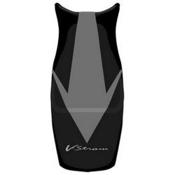 Saddle cover Bagster (2135I) Black/ Steel/Letters Suzuki V-Strom 1000 05