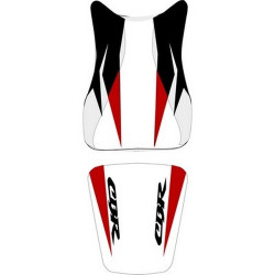 Housse de selle Bagster (2187E) Blanc/Noir/Rouge/Lettres Noires Honda CBR600RR 08