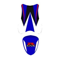 Housse de selle Bagster (2185B) Bleu/Blanc/Noir/Rouge/Lettres Rouges Suzuki GSX1000R 07-08