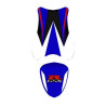 Housse de selle Bagster (2185B) Bleu/Blanc/Noir/Rouge/Lettres Rouges Suzuki GSX1000R 07-08