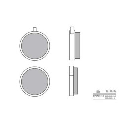 Plaquettes de frein organique BREMBO 07YA0113