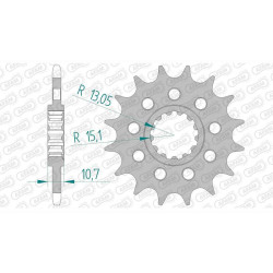 AFAM sprocket 16 teeth not 520 type 21611 Yamaha FZ 8 N