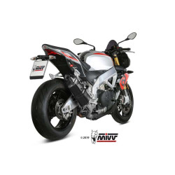 Mivv SPEED EDGE muffler Inox black (A.007.L7) Aprilia Tuono V4RR/Factory 2