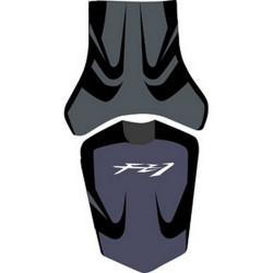 Saddle cover Bagster (2179A) Black/Nubuck/Letters Grises Claires Yamaha FZ1 06-07