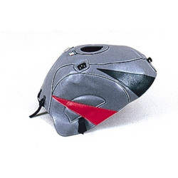 Tapis de réservoir Bagster acier/pointe noire/pointe rouge (1316I) Suzuki GSX600 R