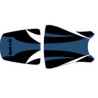 Saddle cover Bagster (2089M) China Blue/Black/White/Black Letters Kawasaki ZX9 R NINJA/ZX 9 R 02