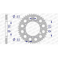 AFAM 42 teeth not 520 type 60201 Beta 240 ALP