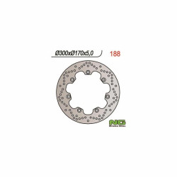 NG motorcycle brake disc (ref. 188)
