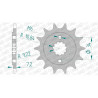 Pignon AFAM 13 dents pas 520 type 20320 Honda CBF 250
