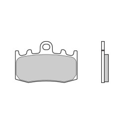 Motor brake pads sinter Brembo 07BB26SR 2