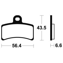 Brake plates Tecnium MA315