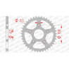 Couronne acier AFAM 41 dents pas 520 type 44203 Aprilia 125 Pegaso