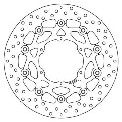 Disque de frein avant Brembo Série Oro 78B40896