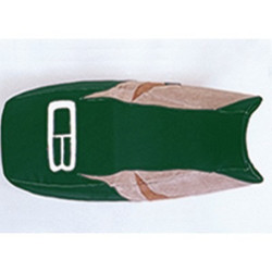 Saddle cover Bagster (2037G) Green Fonce/Champagne/Havane/White Letters Honda CB500 95