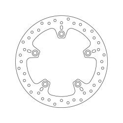Rear brake disc Brembo Série Oro 68B407C0 BMW K1200/1300 R1200 HP2