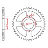 Steel crown JT 39 teeth not 420 type 832