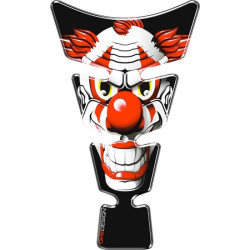 OneDesign motorcycle tank protector SPIRIT CLOWN RED 21.3 x 12.8 cm