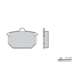Plaquettes de frein organique BREMBO 07HD0413