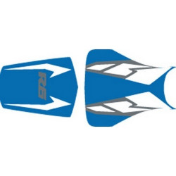 Housse de selle Bagster (2140F) Baltique/Acier/Blanc/Lettres Acier Yamaha YZF-R6 04