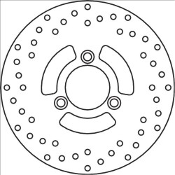 Disque de frein avant Brembo Série Oro 68B40757 Kymco PEOPLE 125/150 99-