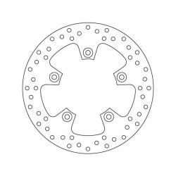 Disque de frein arrière Brembo Série Oro 68B407F1