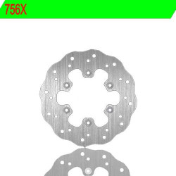 Front left brake disc NG 756X KX80 85